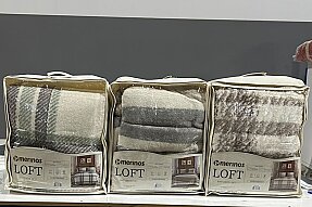 Merinos Loft 2 Parça Battaniye Seti Mozel Gri - 3
