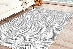 Aksu Prime Dekoratif Halı 120X180 Desa Gri - AKSU