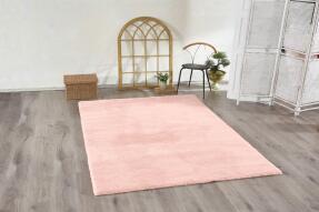 Jassrug Tavşan Tüyü Kürk Halı 80x120 Pudra - 1