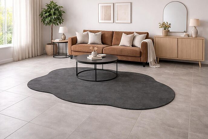 Jassrug Halı 120X180 Ripple Antrasit - 1