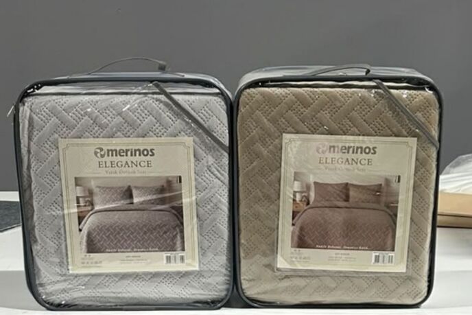 Merinos Elegance Yatak Örtüsü Seti Tek Kişilik Aleda Vizon - 3