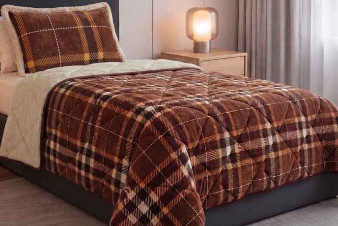 Merinos Comforter Yorgan Set 160X240 Anna Kahve - 2