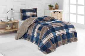 MERİNOS COMFORTER YORGAN SET 160X240 RİDA İNDİGO - Merinos