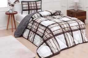MERİNOS COMFORTER YORGAN SET 160X240 WERA GRİ - Merinos