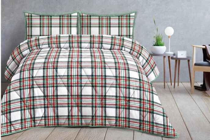 Merinos Comforter Yorgan Seti 220X240 Jago Yeşil - 1