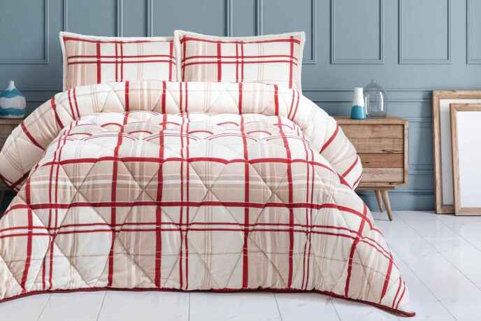 Merinos Comforter Yorgan Seti 220X240 Juni Bej - 1