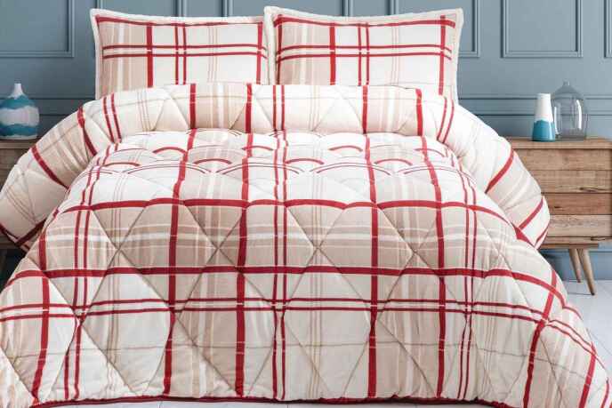 Merinos Comforter Yorgan Seti 220X240 Juni Bej - 2