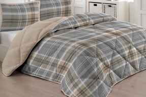 Merinos Comforter Yorgan Seti 220X240 Juni Gri - 2