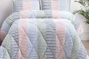 Merinos Comforter Yorgan Seti 220X240 Loni Mavi - 2