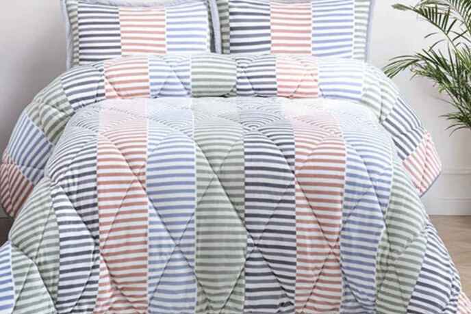 Merinos Comforter Yorgan Seti 220X240 Loni Mavi - 2