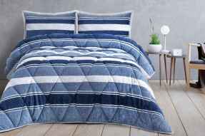 Merinos Comforter Yorgan Seti 220X240 Molly Mavi - Merinos