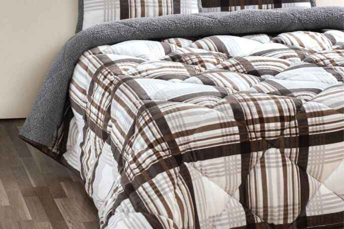 Merinos Comforter Yorgan Seti 220X240 Wera Gri - 2