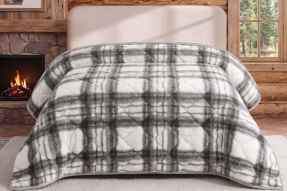 Merinos Loft Yorgan 195X215 Volante Antrasit - 2