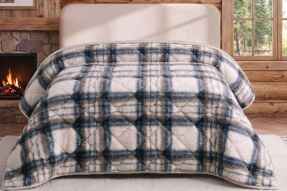 Merinos Loft Yorgan 195X215 Volante Mavi - 2